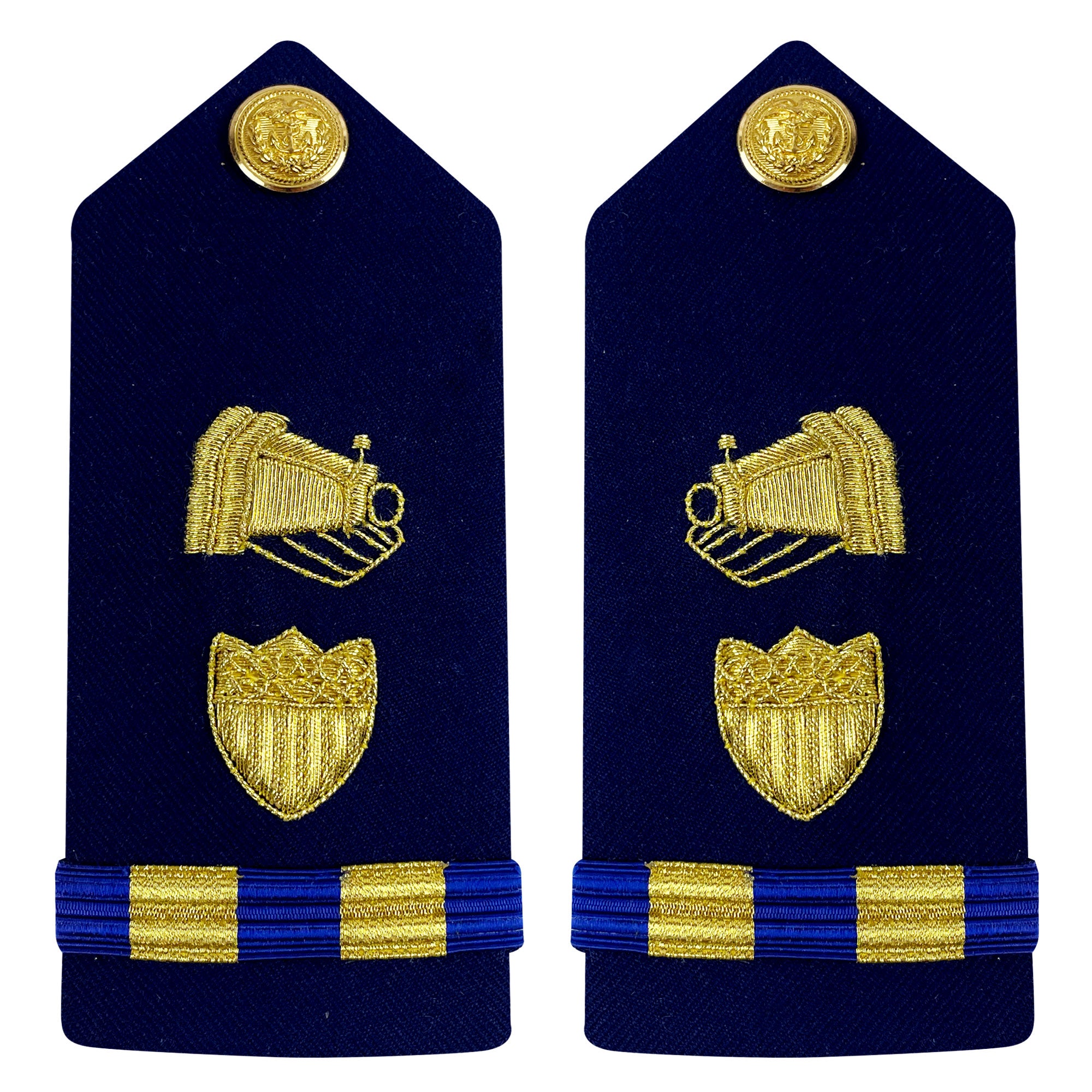 Vanguard Coast Guard Warrant Officer 2 Male Hard Shoulder Board: Public Information