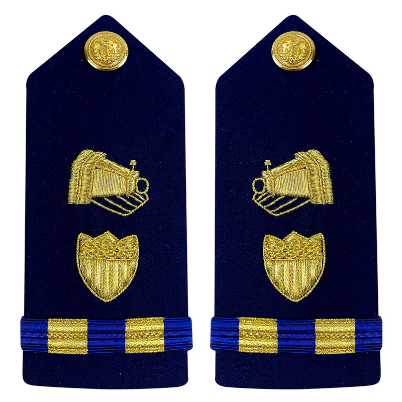 Vanguard Coast Guard Warrant Officer 2 Male Hard Shoulder Board: Public Information