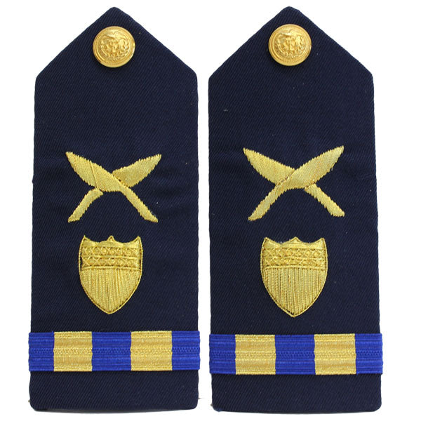 Vanguard CG Shoulder Board Male WO-2 Personnel Administration