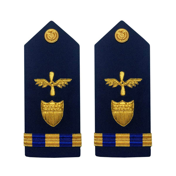 Vanguard Coast Guard Warrant Officer 3 Male Hard Shoulder Board: Aviation Engineering