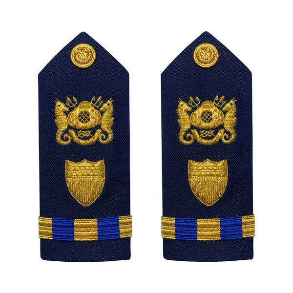 Vanguard Coast Guard Warrant Officer 3 Male Hard Shoulder Board: Diver