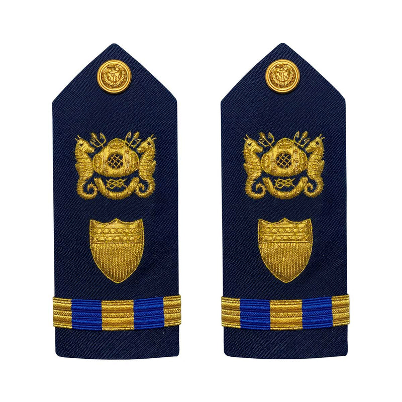 Vanguard Coast Guard Warrant Officer 3 Male Hard Shoulder Board: Diver