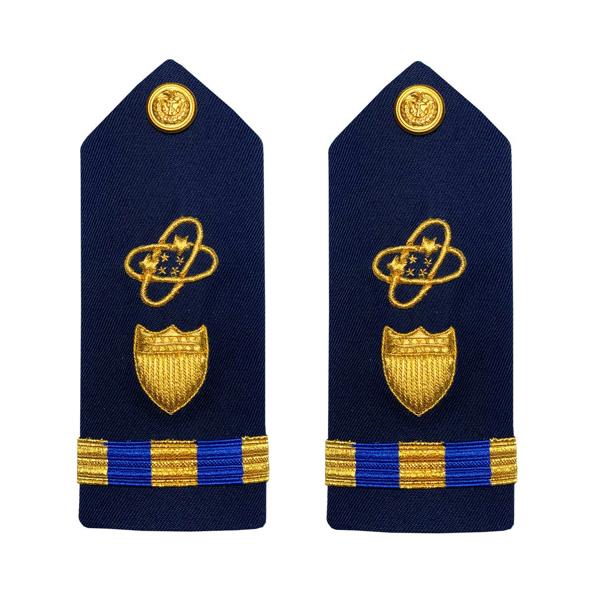 Vanguard Coast Guard Warrant Officer 3 Male Hard Shoulder Board: Electronics