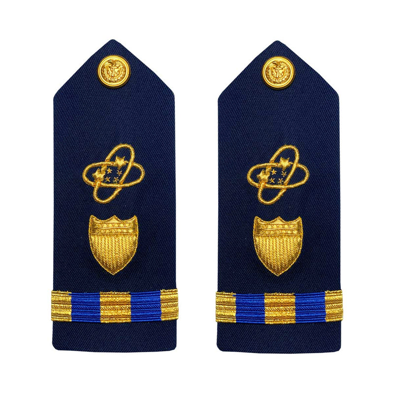 Vanguard Coast Guard Warrant Officer 3 Male Hard Shoulder Board: Electronics