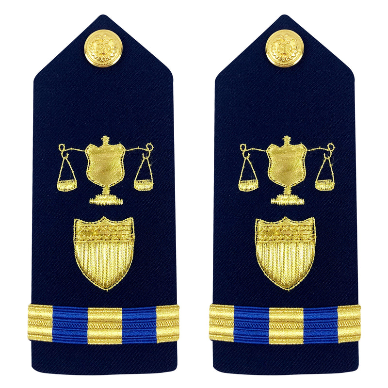 Vanguard Coast Guard Warrant Officer 3 Male Hard Shoulder Board: Investigator