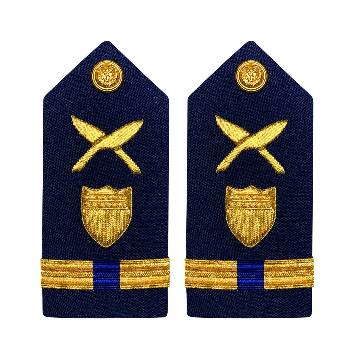 Vanguard Coast Guard Shoulder Board: Warrant Officer 3 Intelligence