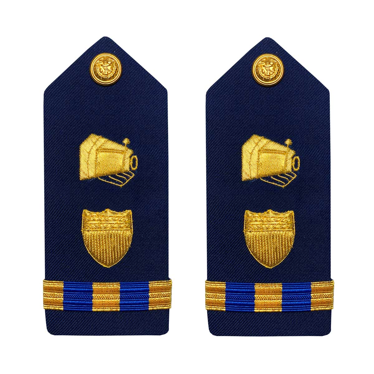 Vanguard Coast Guard Warrant Officer 3 Male Hard Shoulder Board: Public Information