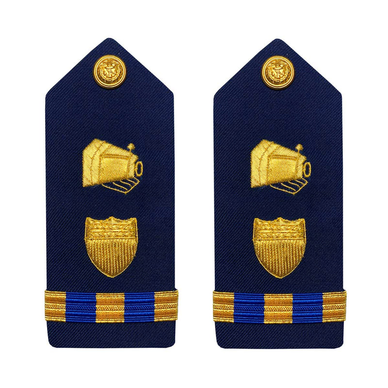 Vanguard Coast Guard Warrant Officer 3 Male Hard Shoulder Board: Public Information