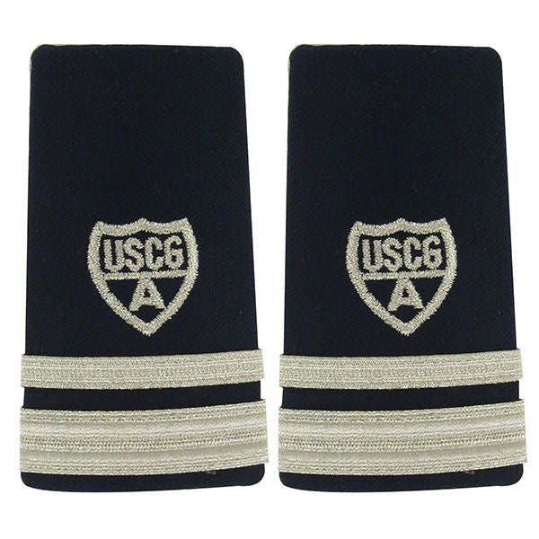 Vanguard Coast Guard Auxiliary Male Shoulder Board: Enhanced Vice Flotilla Commander