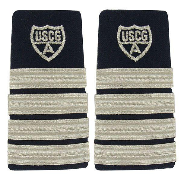 Vanguard Coast Guard Auxiliary Shoulder Board Male Enhanced: District Captain and District Chief of Staff