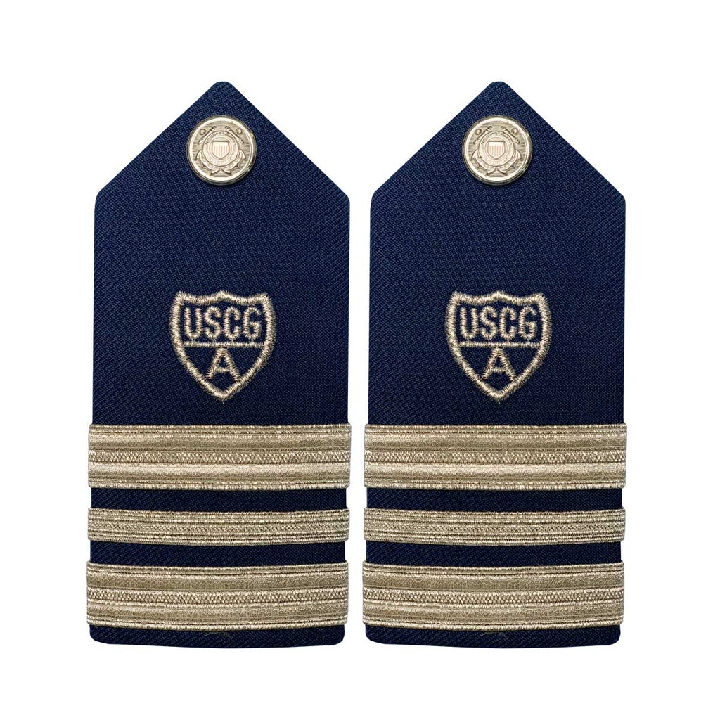 Vanguard CG Aux Shoulder Board Silver A (LCDR) VCP