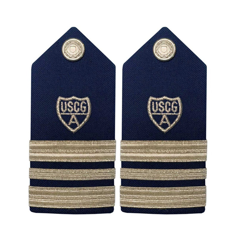 Vanguard CG Aux Shoulder Board Silver A (LCDR) VCP