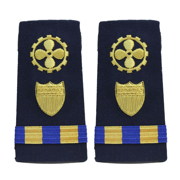 Vanguard CG Enhanced Shoulder Board Male WO-2 Marine Safety Engineer