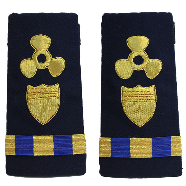 Vanguard CG Enhanced Shoulder Board Male WO-3 Naval Engineering