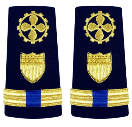 Vanguard CG Enhanced SHLDR Board Female WO-4 Marine Safety Engineer