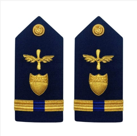 Vanguard Coast Guard Warrant Officer 4 Female Hard Shoulder Board: Aviation Engineering