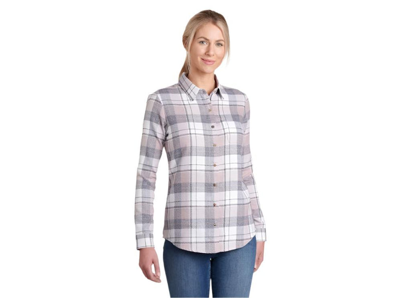 KÜHL Womens Kamila Long Sleeve Flannel Shirt