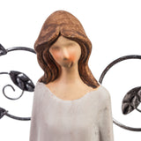 Evergreen 12" Nature's Promise Angel and Vine Ceramic Statuary