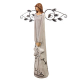 Evergreen 12" Star In Hand Natures Promise Angel Ceramic Statuary