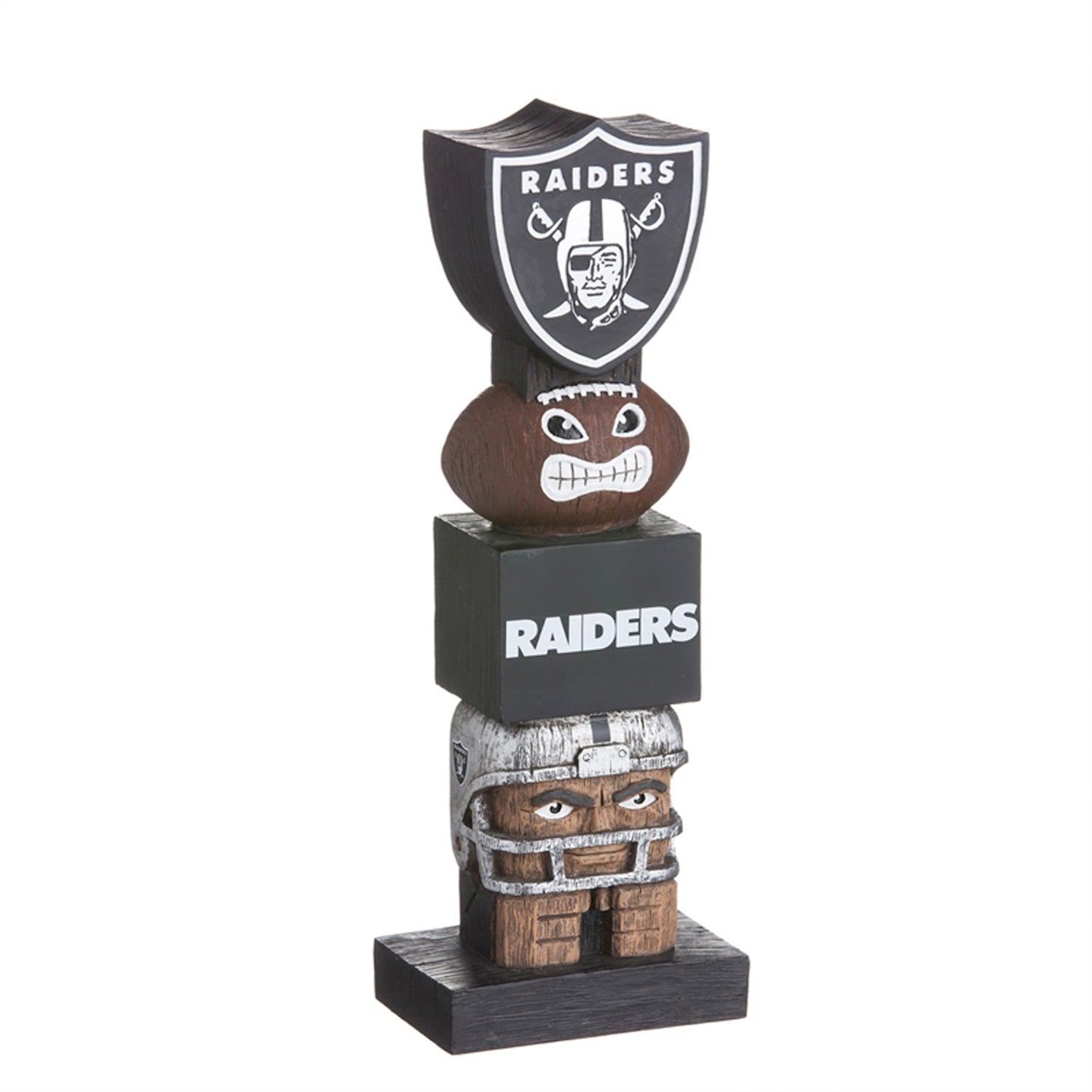 Team Sports America Las Vegas Raiders Shield Team Garden Statue