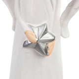 Evergreen 10.5" Winter's Bliss Ceramic Angel Holding Star
