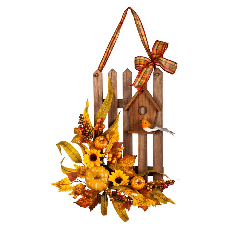 Plow & Hearth Artificial Fence And Bird House