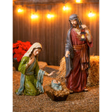 Evergreen Nativity Set