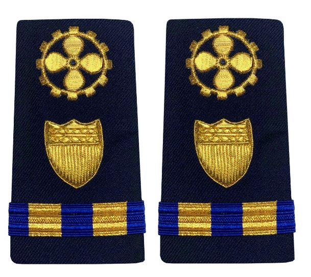 Vanguard CG Enhanced SHLDR Board Female WO-2 Marine Safety Engineer