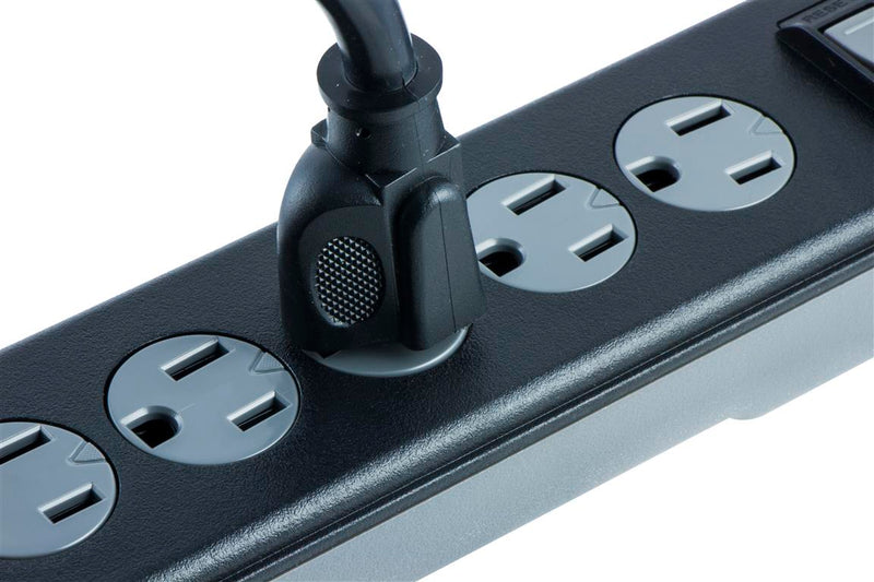 GE 6-Outlet Power Strip Surge Protector Extra-Long Cord 8ft