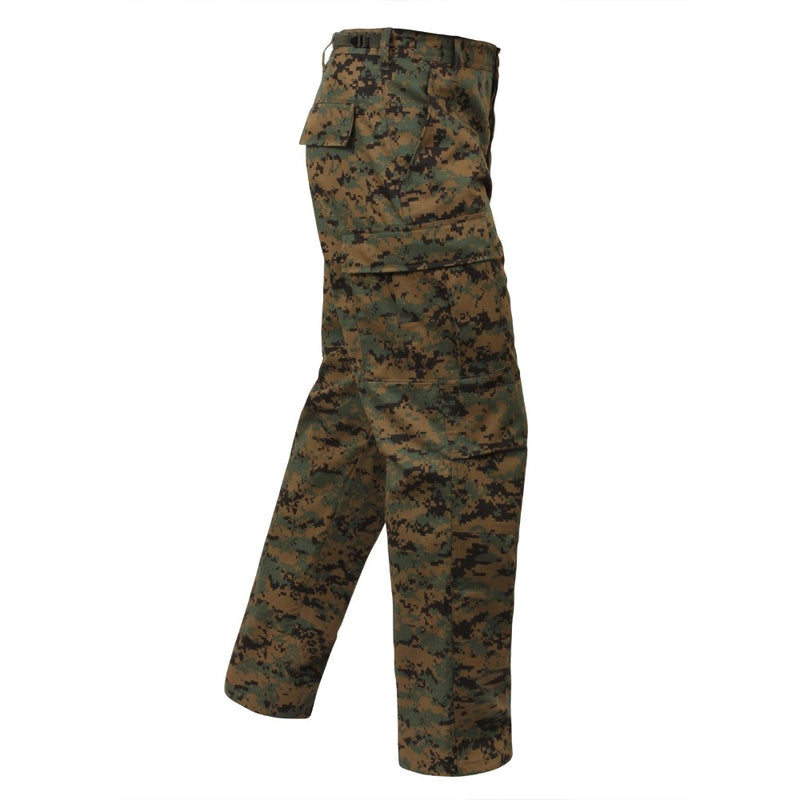 Rothco Mens Digital Camo Tactical BDU Pants