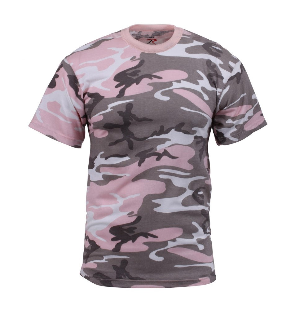 Rothco Mens Colored Camo Short Sleeve T-Shirt