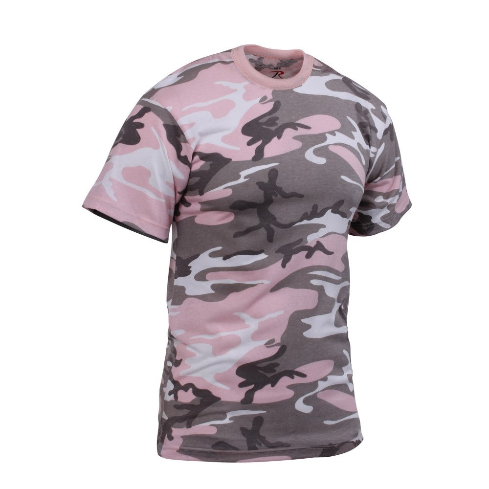 Rothco Mens Colored Camo Short Sleeve T-Shirt