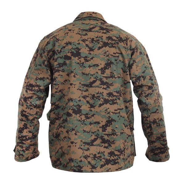 Rothco Mens Digital Camo BDU Long Sleeve Shirt