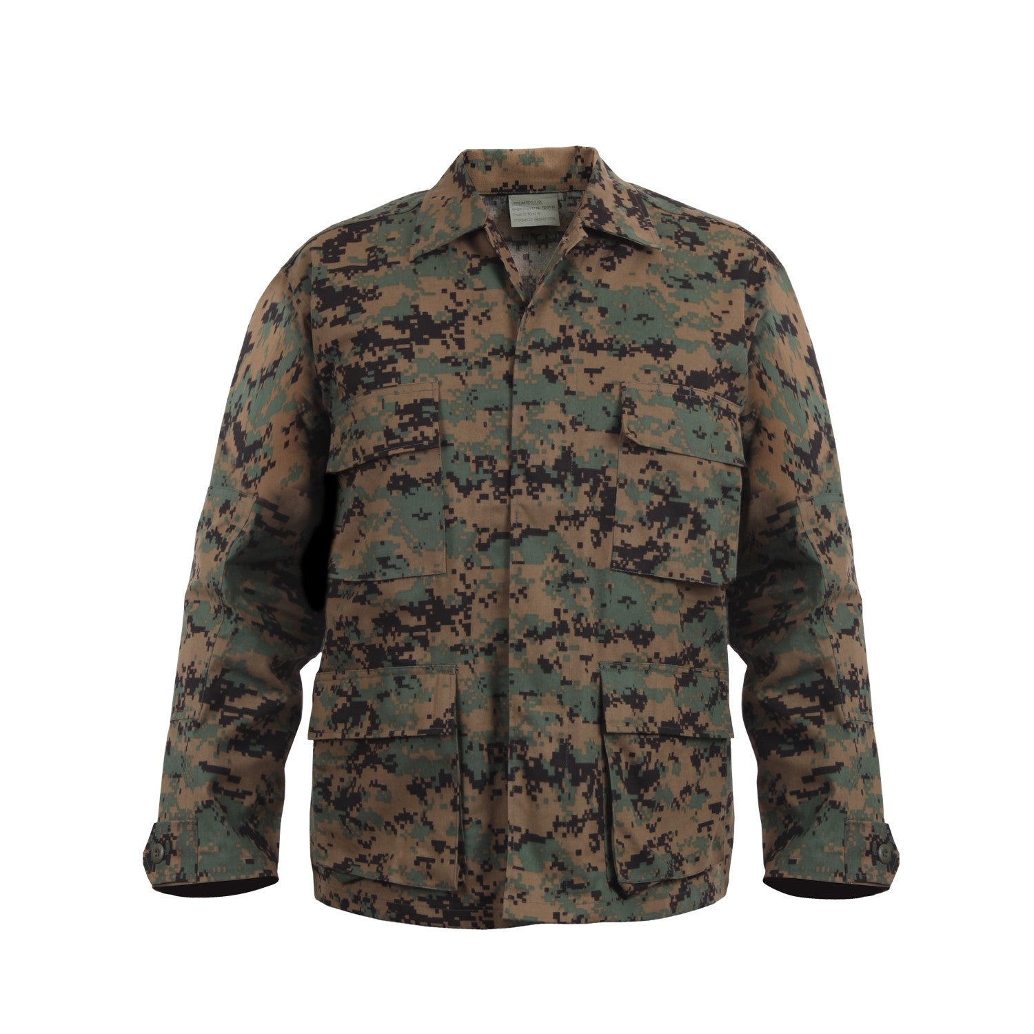 Rothco Mens Digital Camo BDU Shirt - 2XL