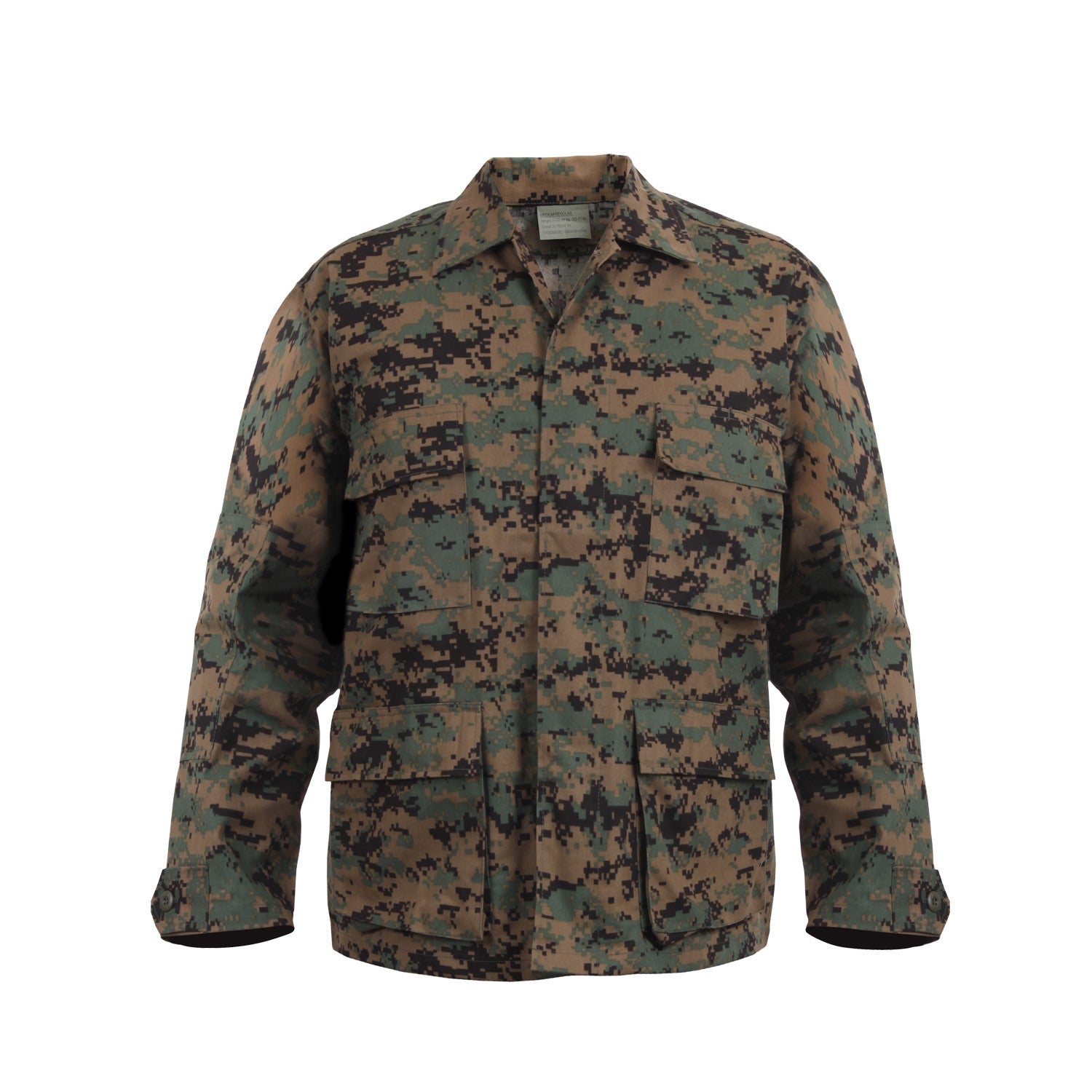 Rothco Mens Digital Camo BDU Shirt - 3XL