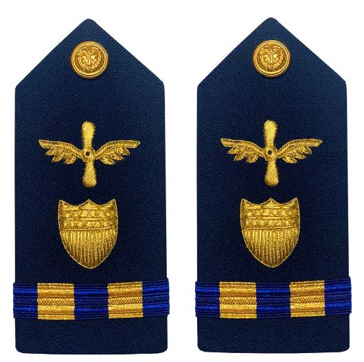 Vanguard Coast Guard Warrant Officer 4 Female Hard Shoulder Board: Aviation Engineering