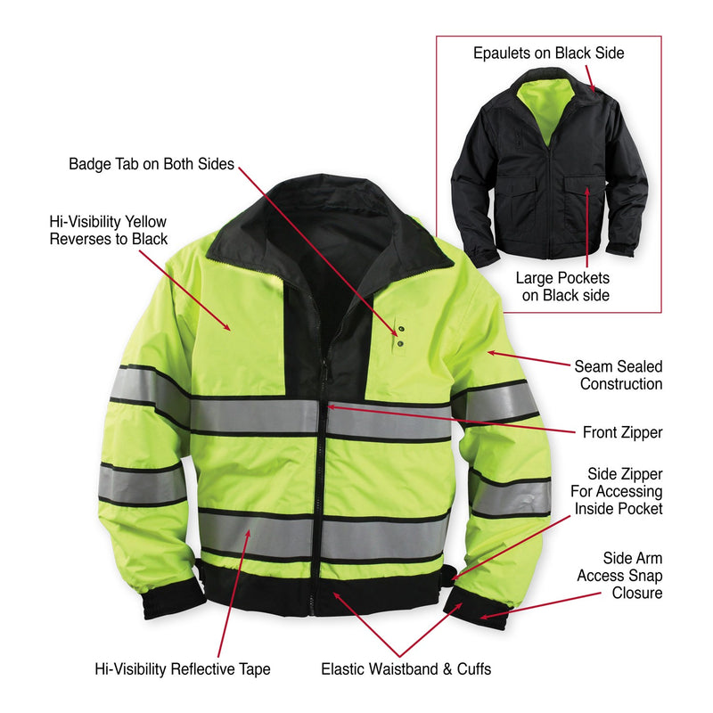 Rothco Mens Reversible Hi-visibility Uniform Jacket - Size 2XL