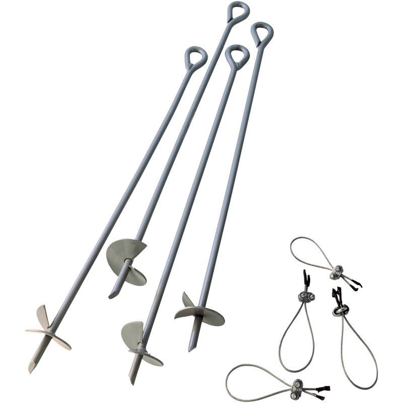 ShelterLogic ShelterAuger Earth Anchors 30 in. 4 pk