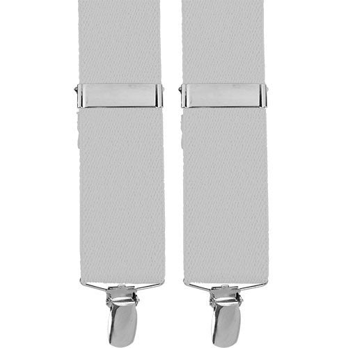 Vanguard Suspenders W/Clip Ends White