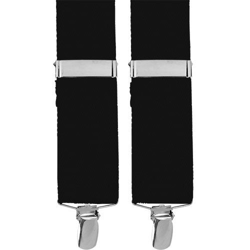 Vanguard Suspenders W/Clip Ends Black