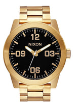 Nixon Mens Corporal Watch - Gold-Tone Stainless Steel Bracelet