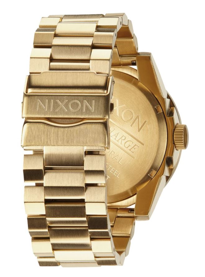 Nixon Mens Corporal Watch - Gold-Tone Stainless Steel Bracelet