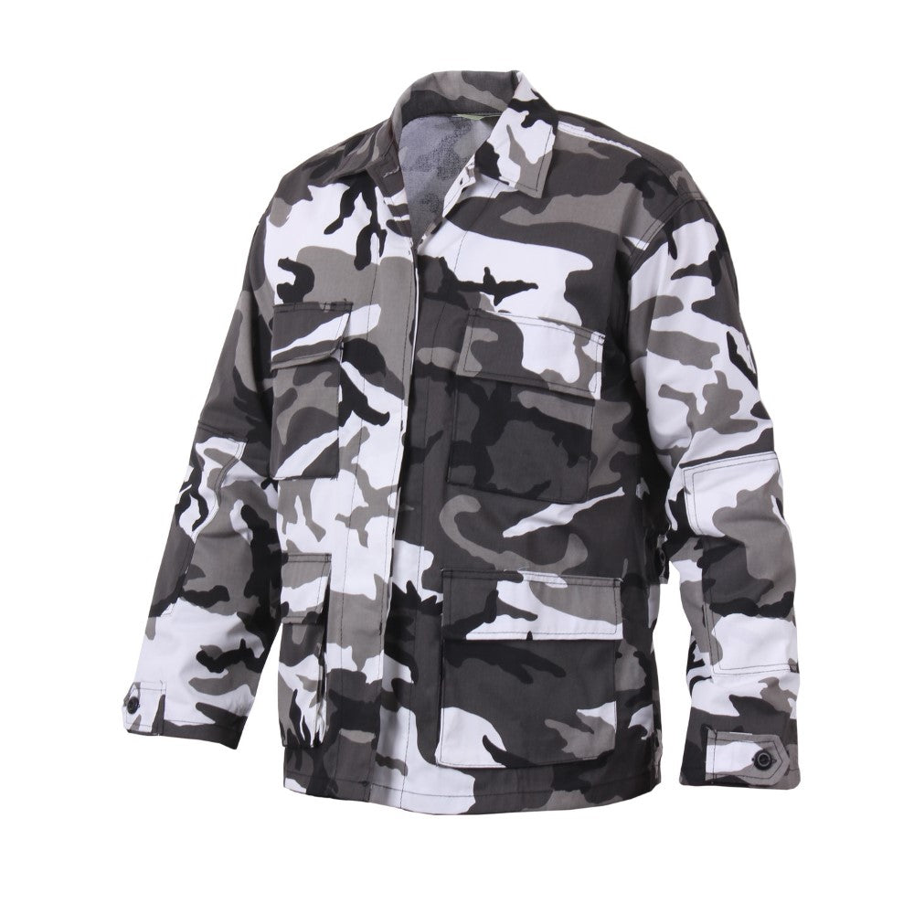 Rothco Mens Color Camo BDU Long Sleeve Shirt