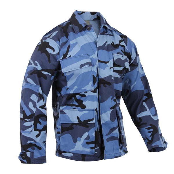 Rothco Mens Color Camo BDU Long Sleeve Shirt