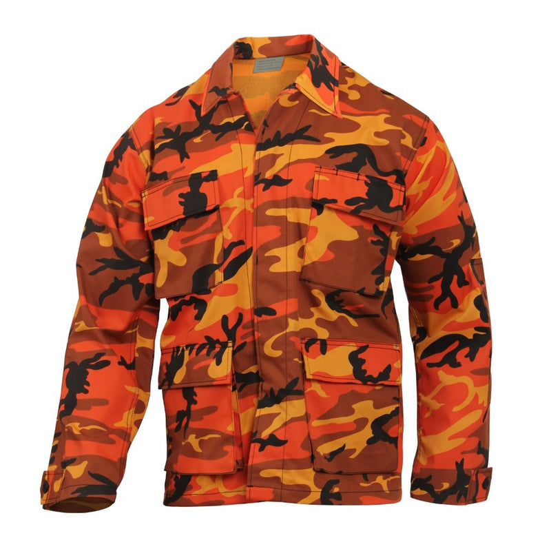 Rothco Mens Color Camo BDU Long Sleeve Shirt