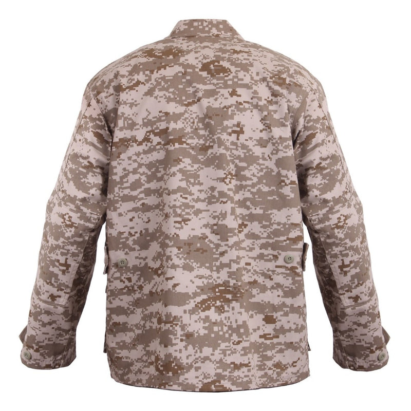 Rothco Mens Digital Camo BDU Long Sleeve Shirt