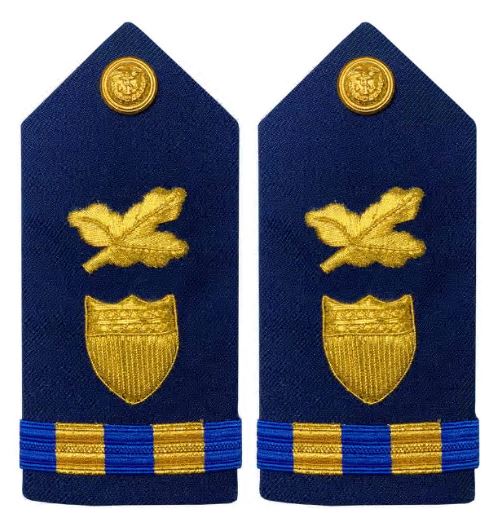 Vanguard Coast Guard Warrant Officer 2 Female Hard Shoulder Board: Finance & Supply