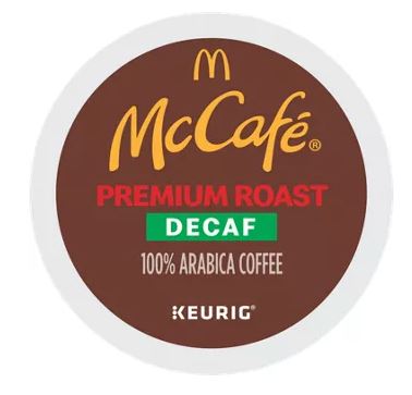 Keurig McCafe Premium Roast Decaf Coffee K-Cup Pods - 48 Count