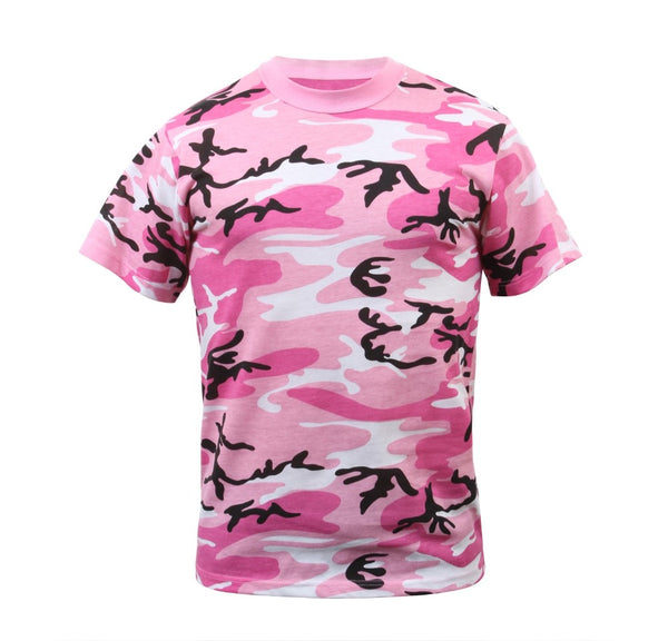 Rothco Mens Colored Camo Short Sleeve T-Shirt