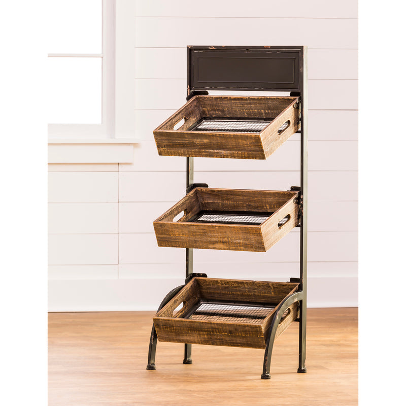 Evergreen Metal/Wooden Display